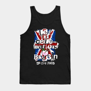 Let The Celebrations Be Gin King Charles Coronation Party Tank Top